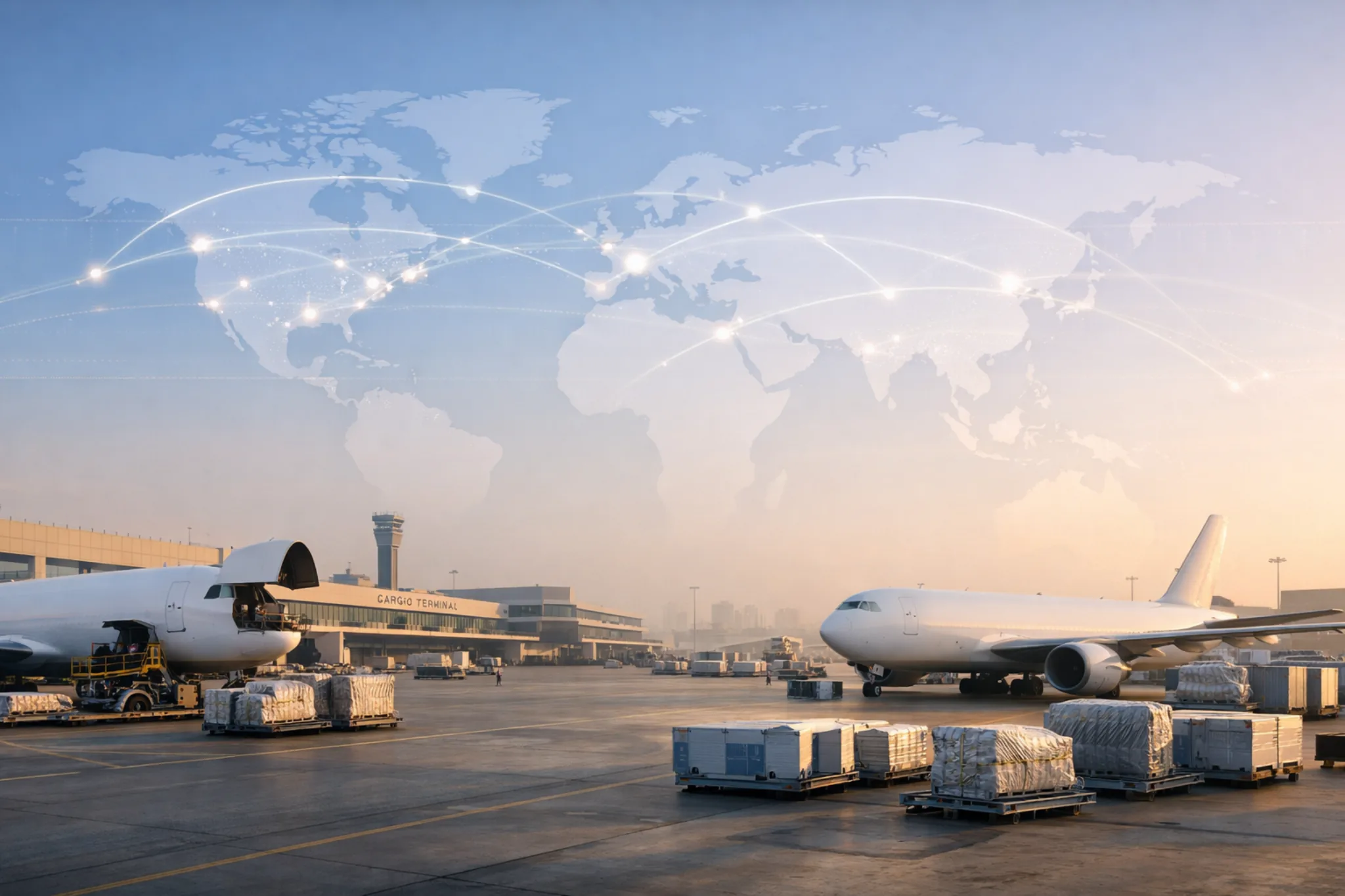Air-freight service banner