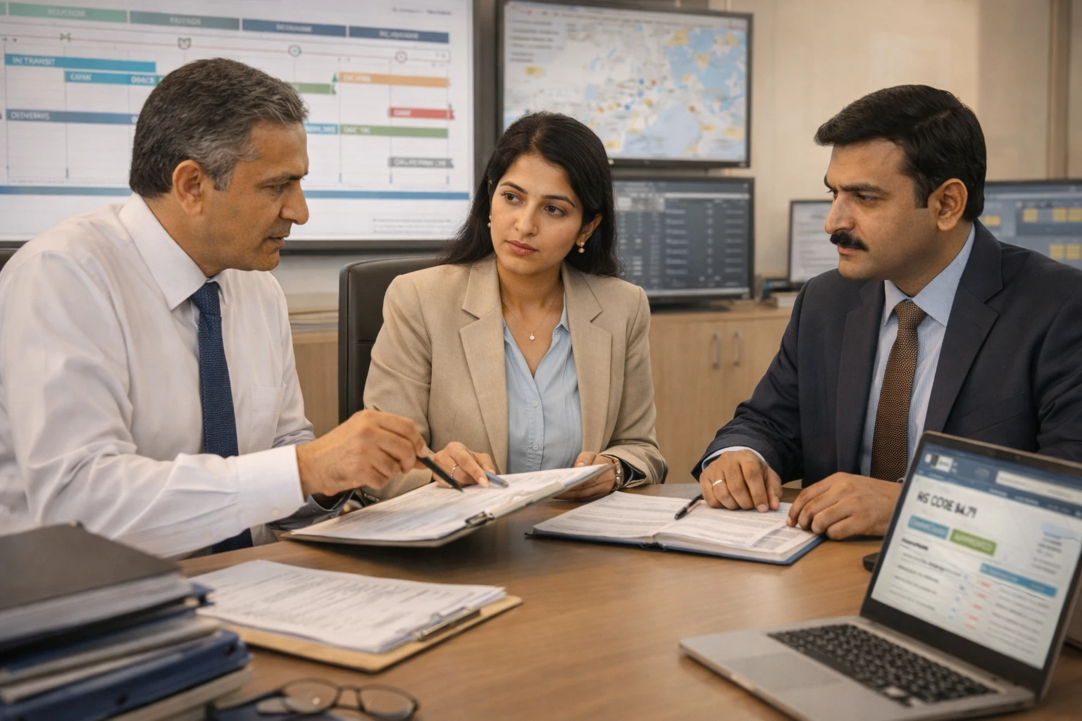 Integrated customs and freight coordination