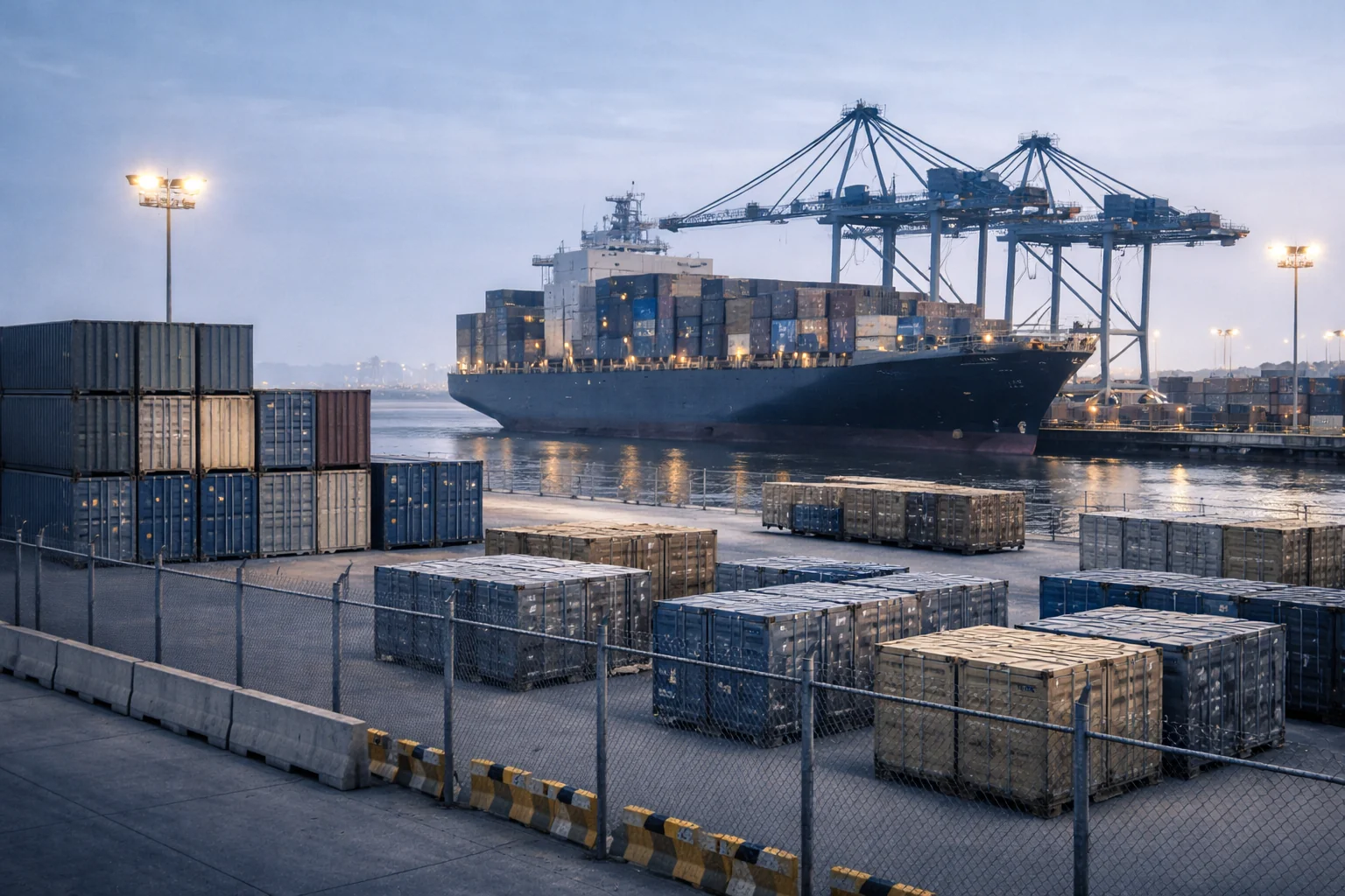 Air and ocean coordination for defence shipments