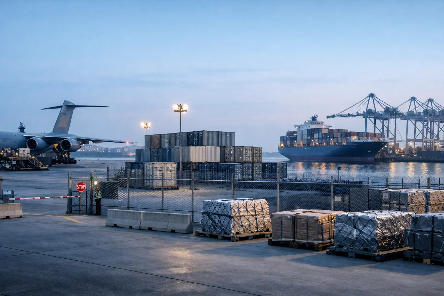 Defence shipment service banner