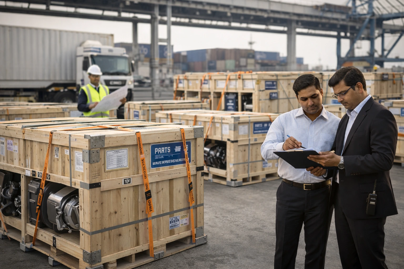 Automotive logistics and parts coordination