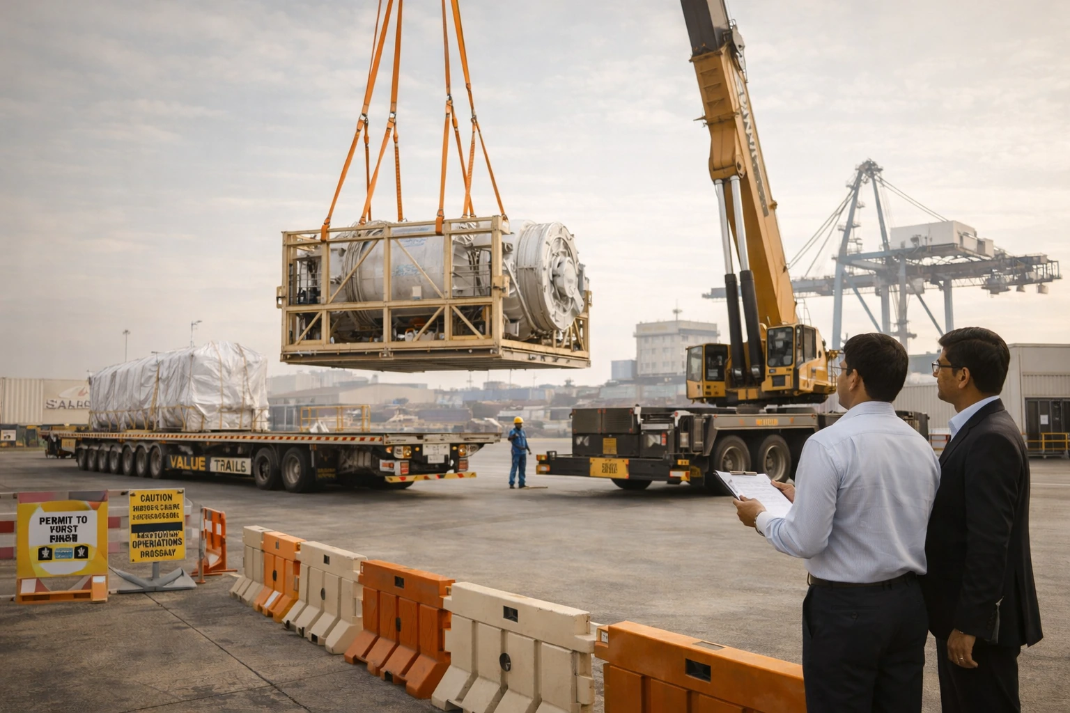 Manufacturing logistics and project shipment