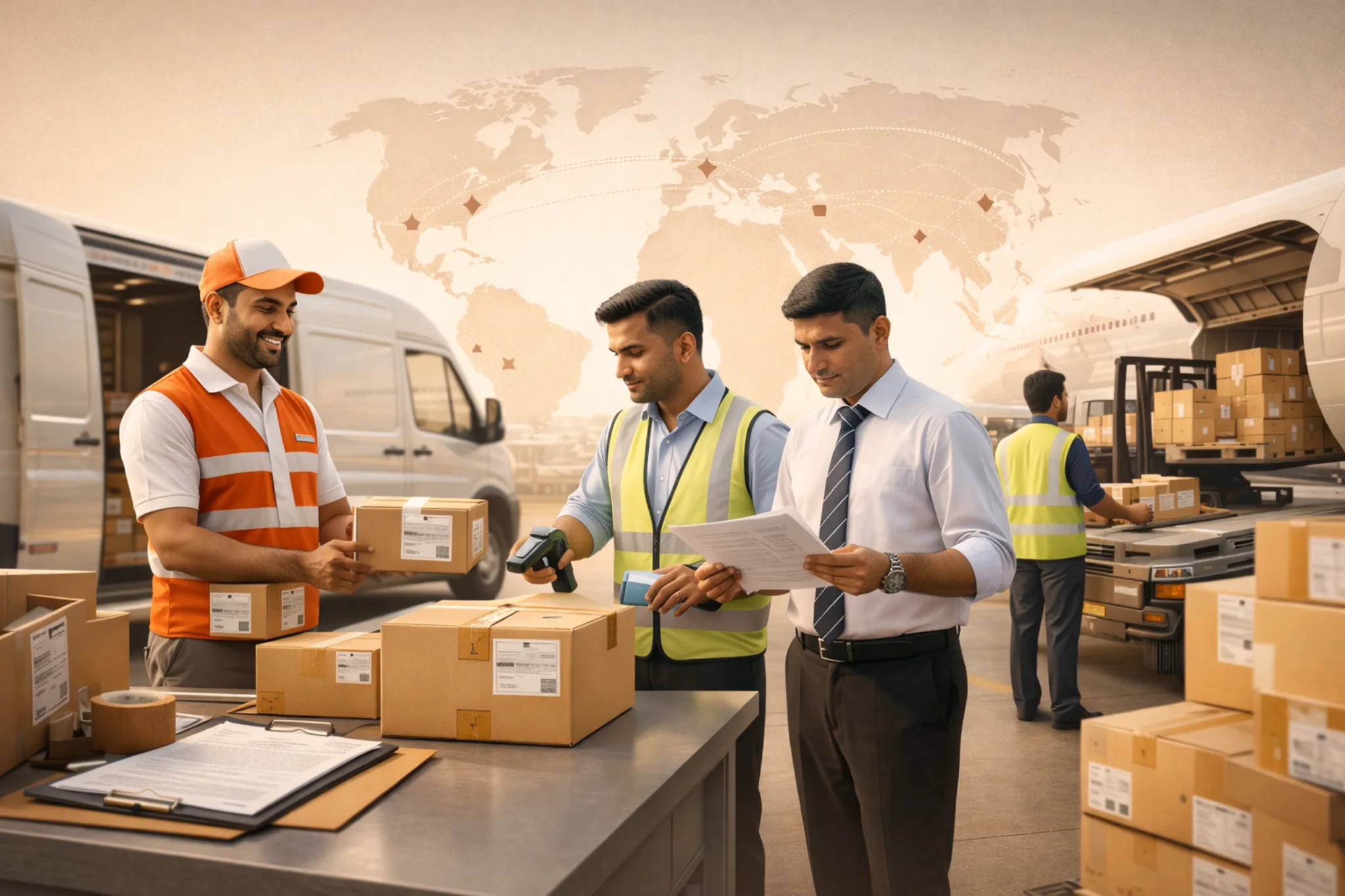 Delivery handover with proof-of-delivery confirmation