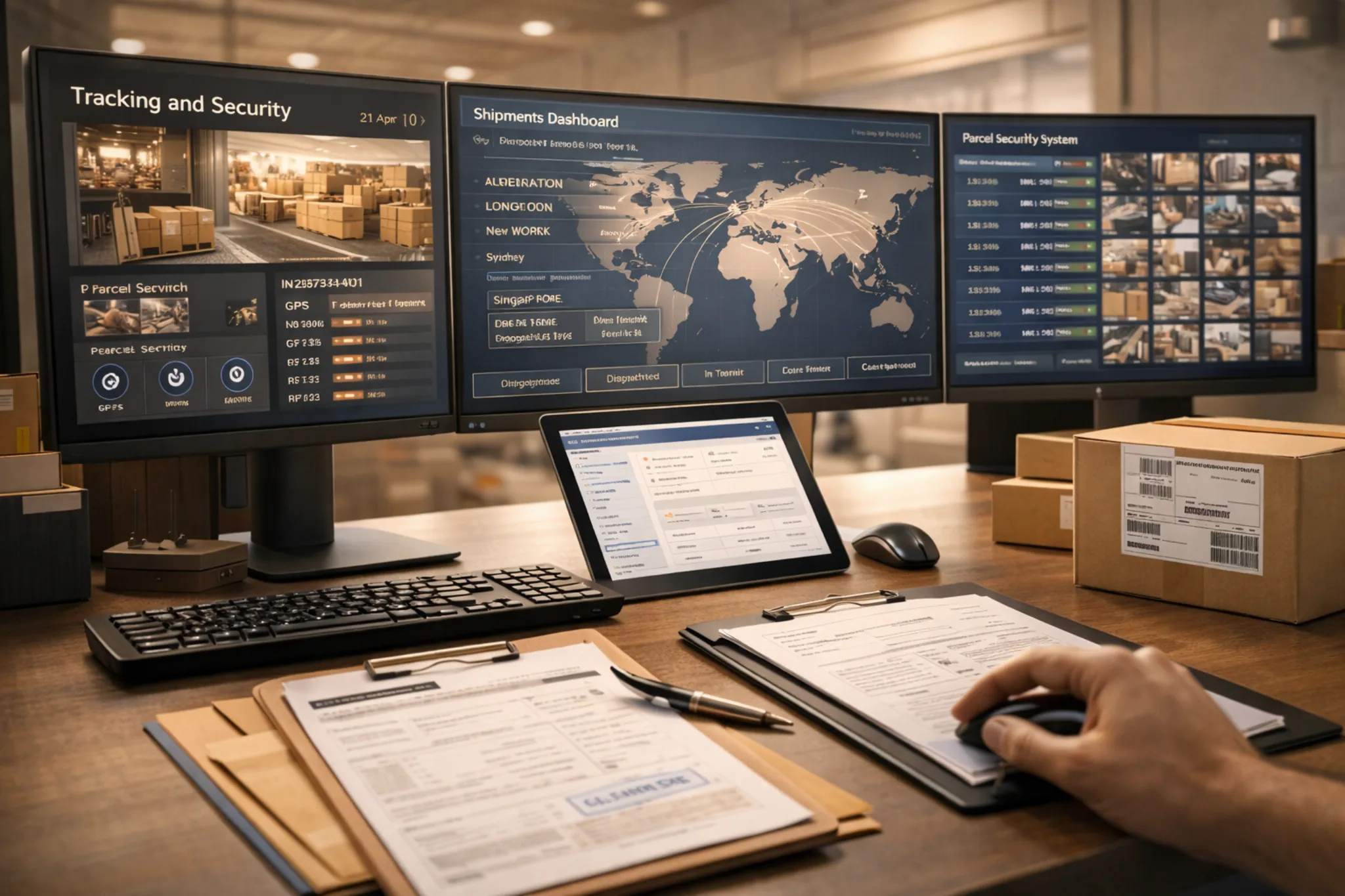 Secure warehousing infrastructure and handling