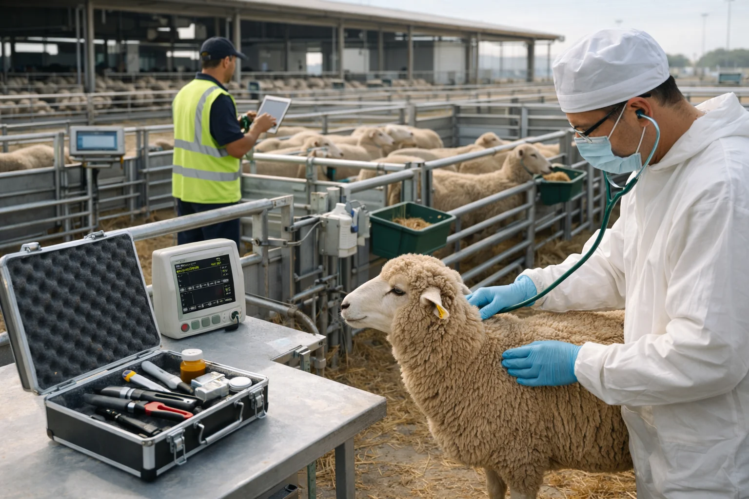 Humane loading and handling of livestock shipment