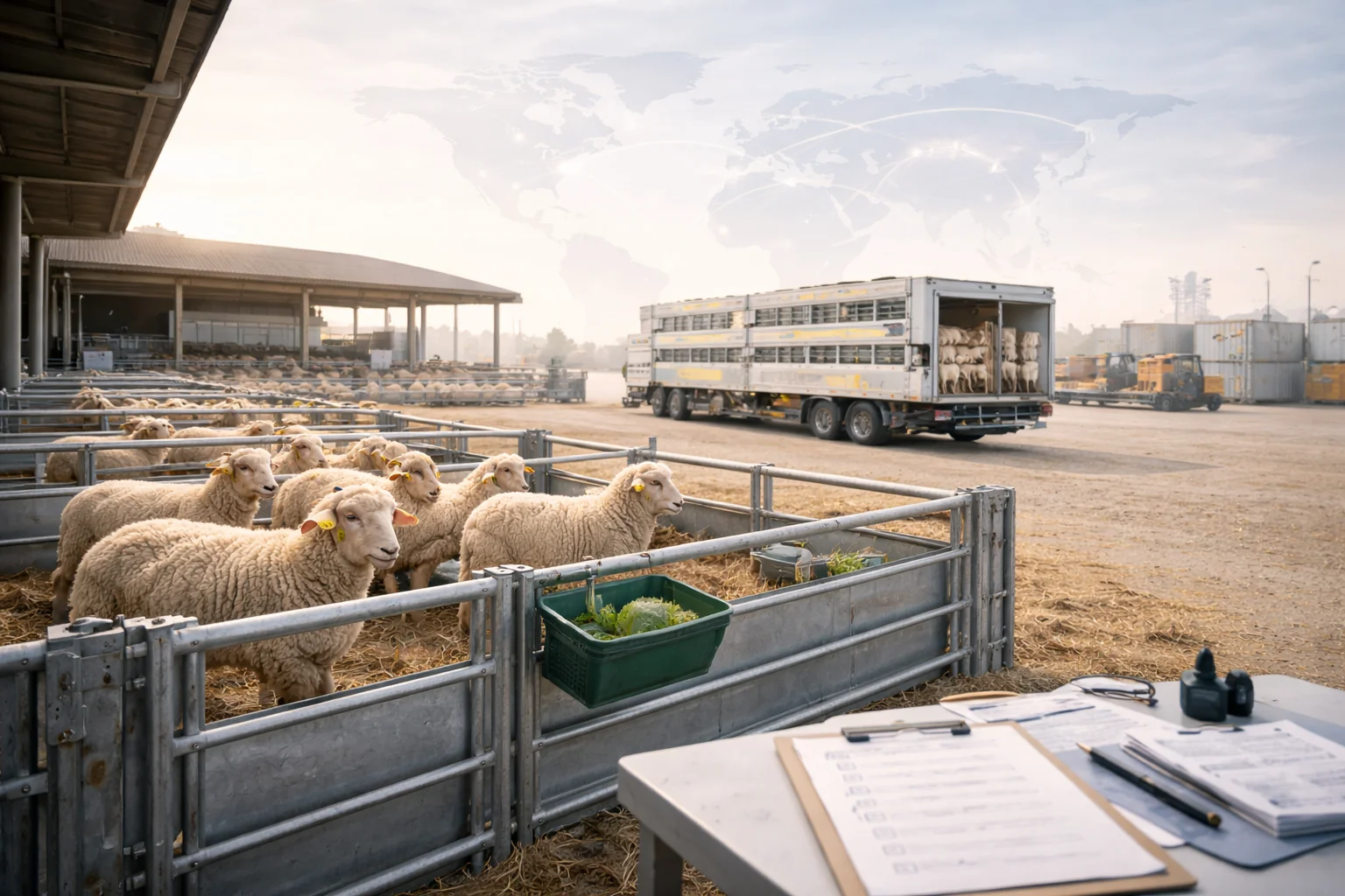 Livestock handling service banner