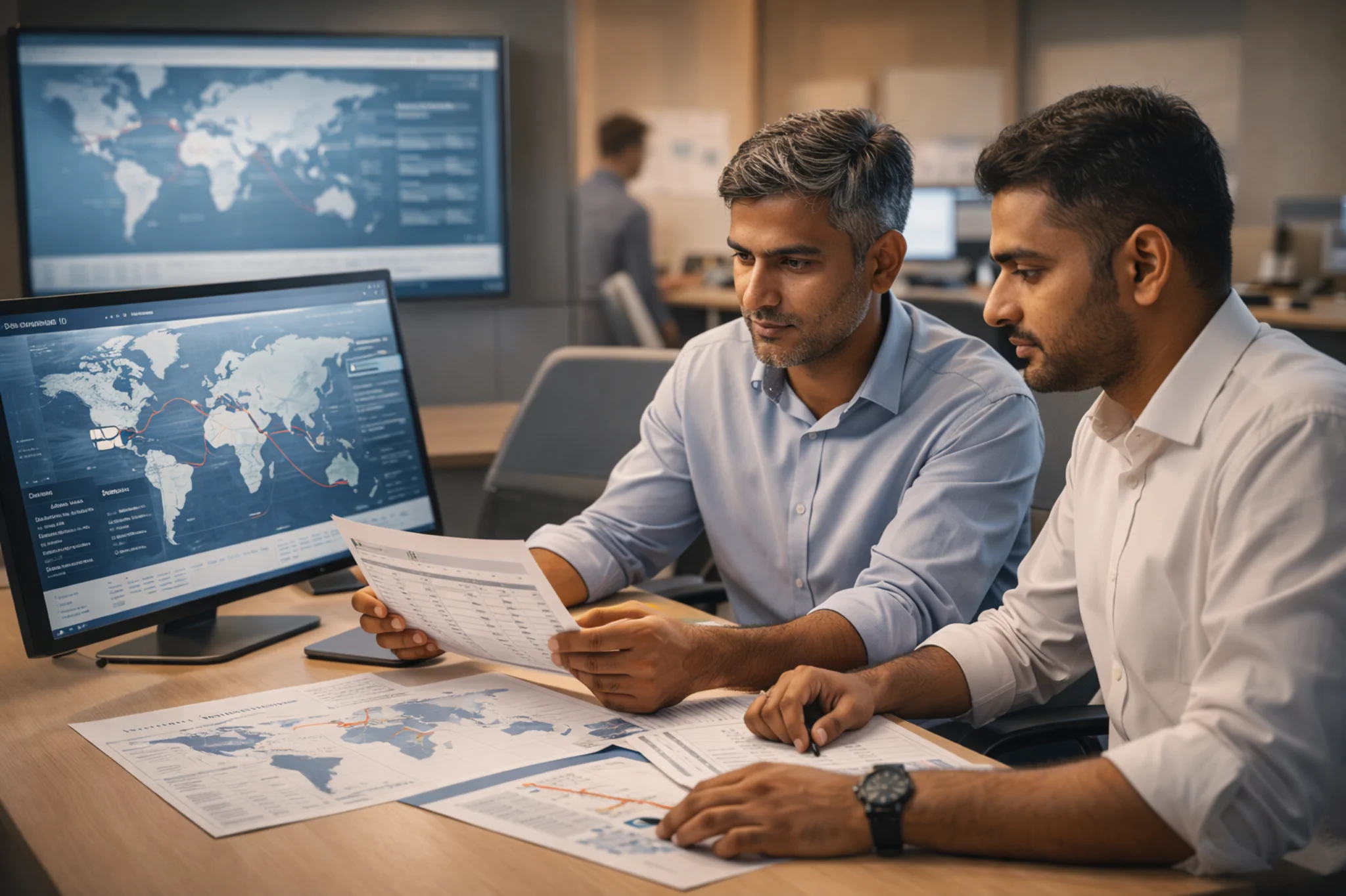 Ocean freight planning and global trade
