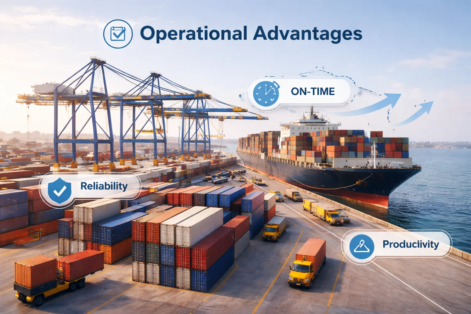 Operational advantages in ocean freight