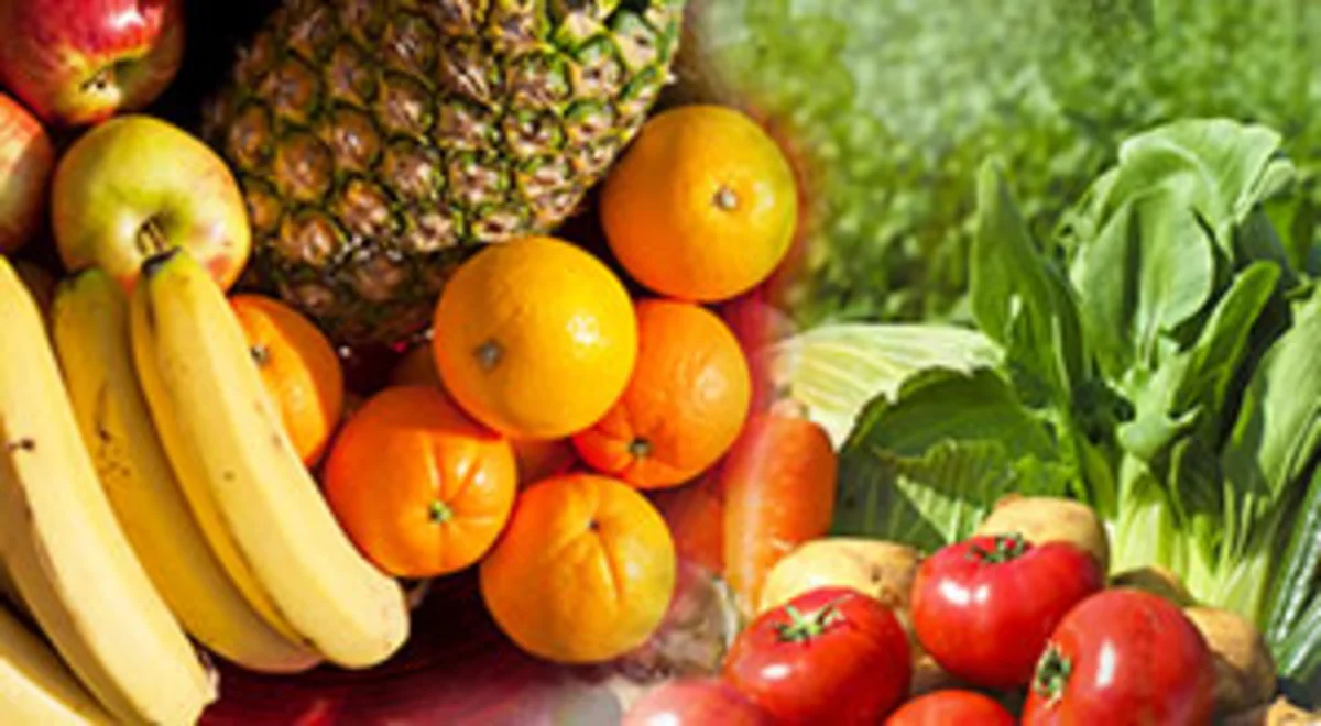 Fresh fruits prepared for international air and ocean export