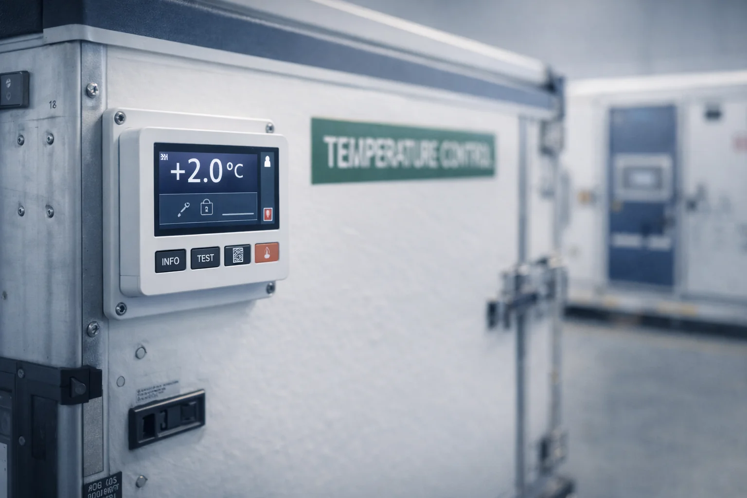Temperature monitoring for cold chain shipment