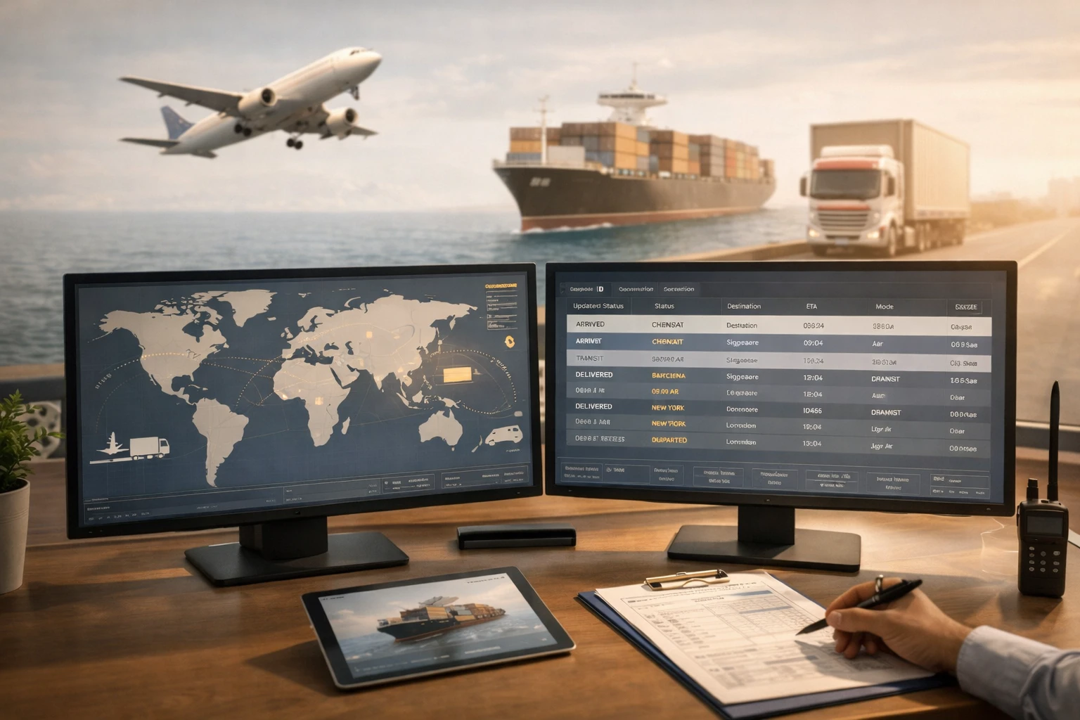 Shipment pickup readiness and packaging checks