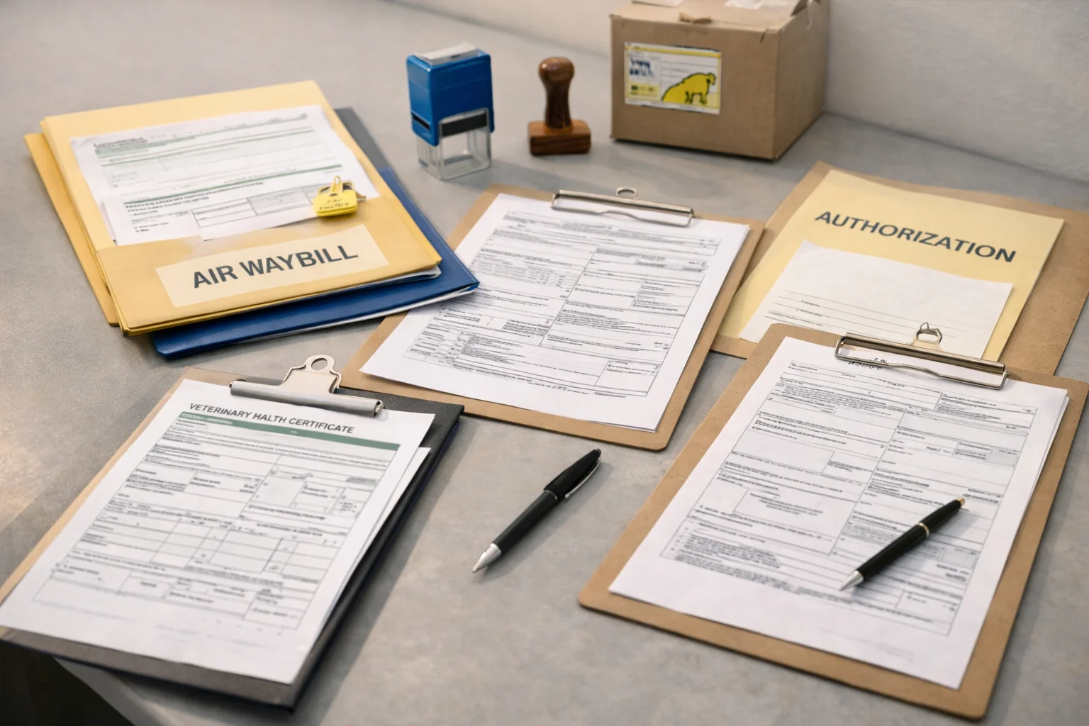 Export documentation and customs clearance