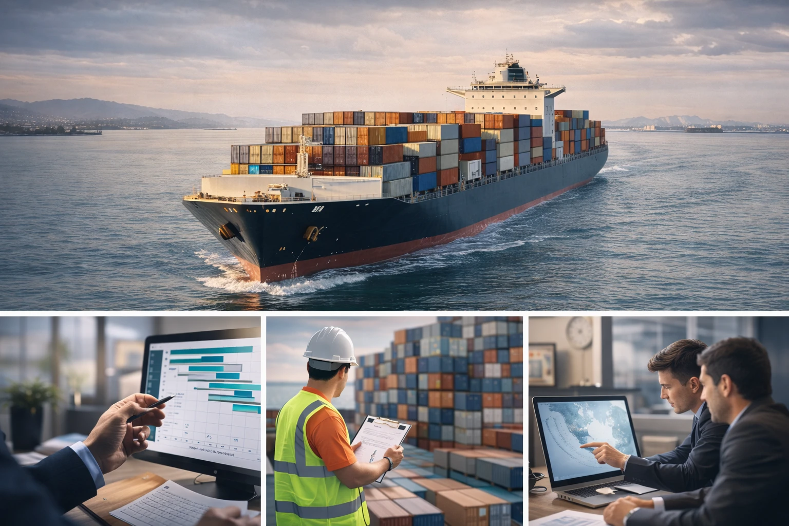 Ocean-freight planning and realistic transit timelines
