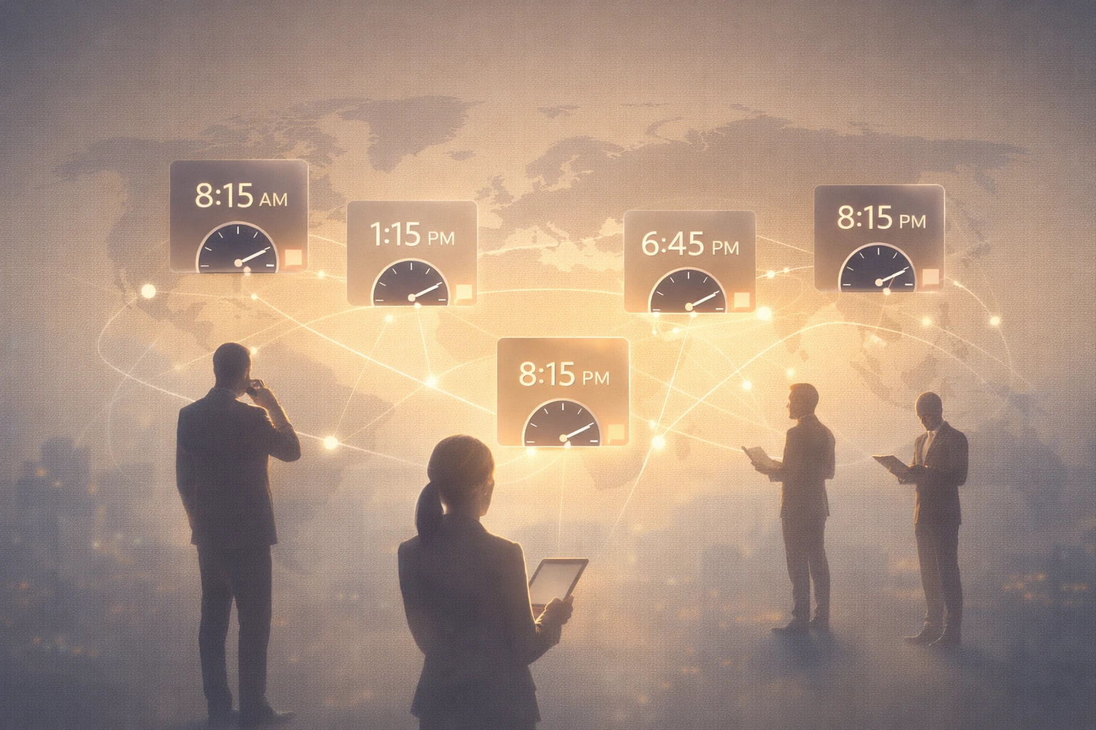 Client communication across global business hours