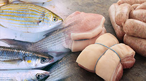 Seafood & pgFresh/frozen Meat