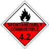 Spontaneously combustible